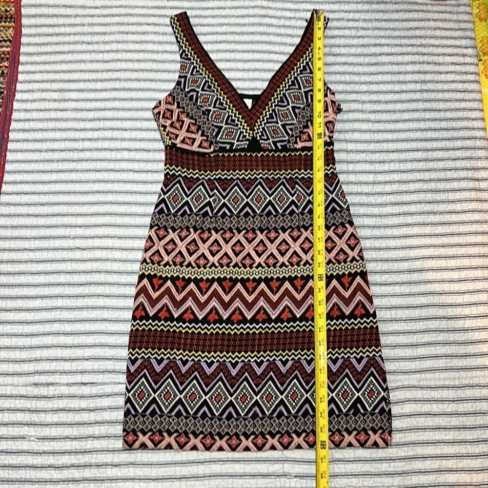Anthropologie Geo-Embroidered Column Dress by Akemi + Kin size 6 - Picture 7 of 16